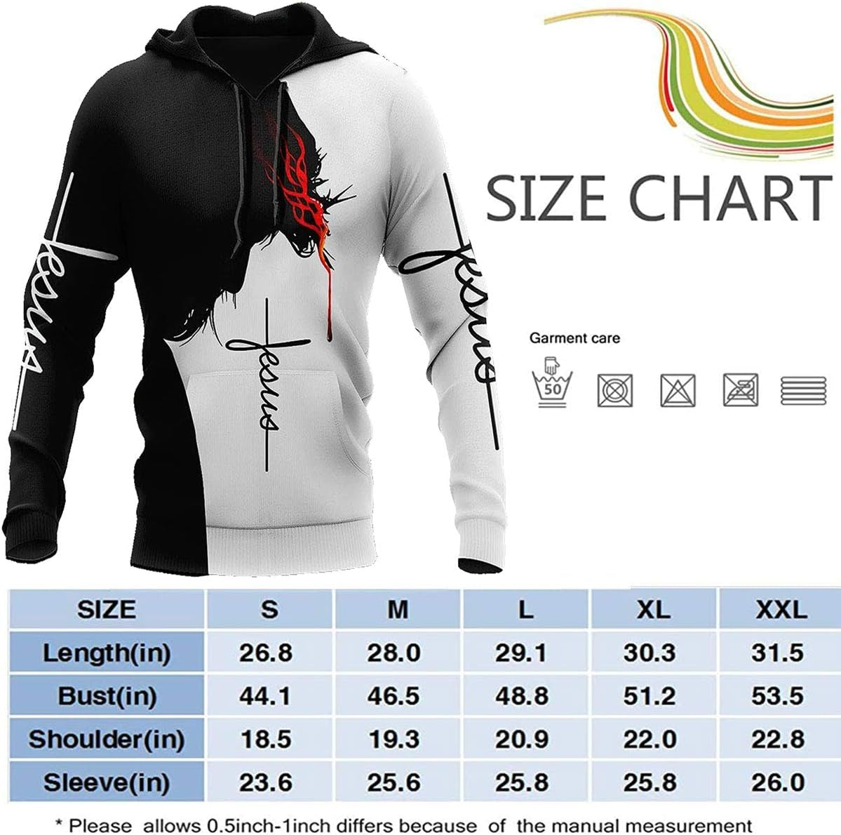 3D Christian Jesus Hoodies for Men Women Unisex Praying Hands Sweatshirt Pullover King Printed Sweater